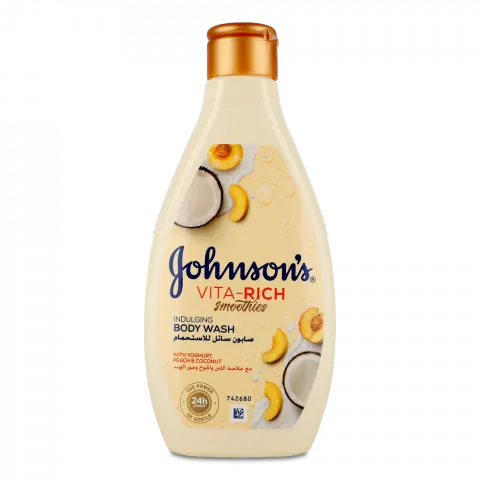 Гель д/душу Johnson`s Body Care Vita-Rich 250 мл Релаксний з йогуртом, кокосом і екстрактом персика