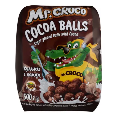 Сухий сніданок Зол. Зерно 500 г кульки глаз. з какао