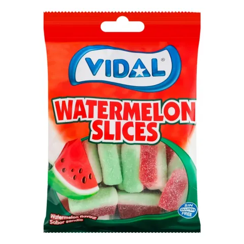 Жувальні цукерки Vidal 90 г Кавунові слайси