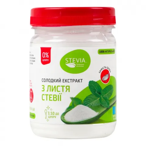 Екстракт з листя стевії Stevia 150 г солодкий 14
