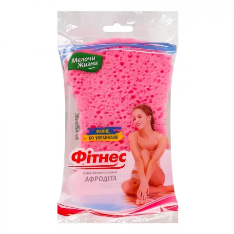 Губка банна МЖ/FINO Афродіта масажна 1051