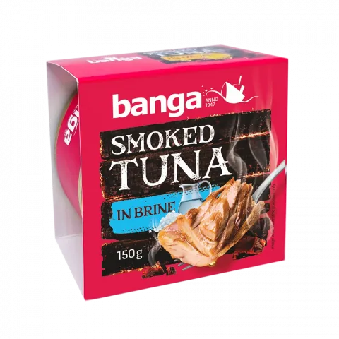Конс Тунець BANGA 150 г шматочки копч. у в/с И094 (Латвія)