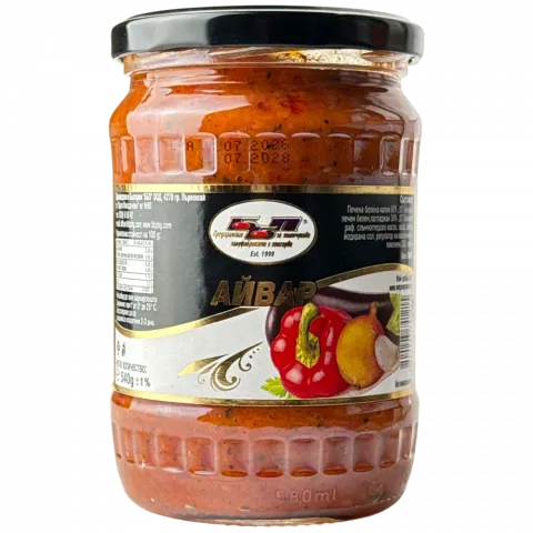 Айвар зі смаж болгар/перцем та баклаж 540г И215 (Болгарія)