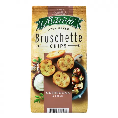Сухарі-брускеті Maretti 70 г Гриби з сметаною (Болгарія)