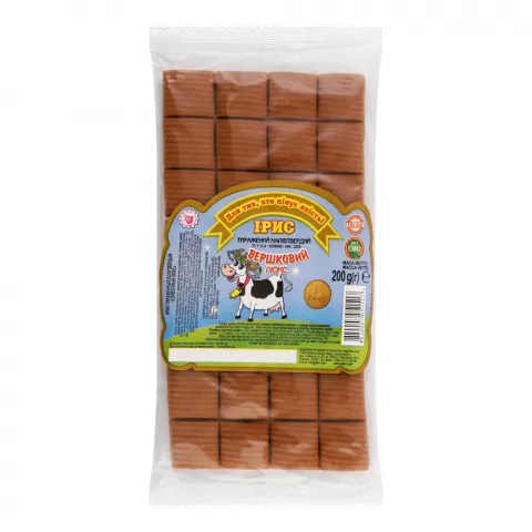 Цукерки Ірис Шпола 200 г Вершковий Люкс