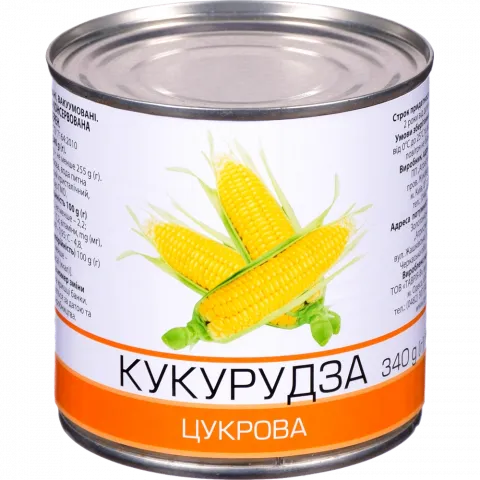 Конс Кукурудза цукрова 340 г з/б