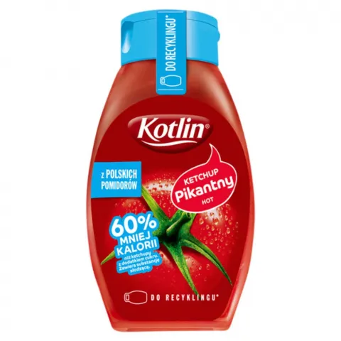 Кетчуп Kotlin 420 г Пікантний без цукру И101 (Польща)