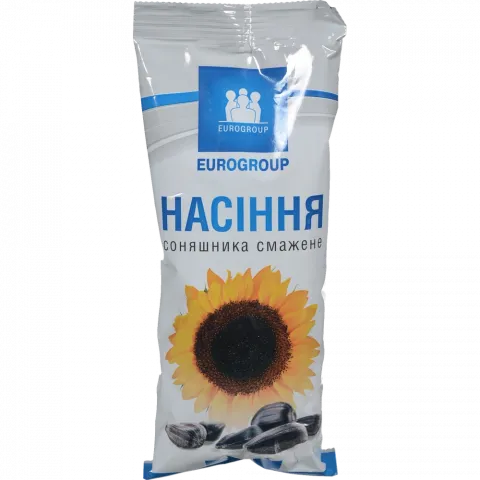 Насіння соняш. Єврогруп 250 г несолоне