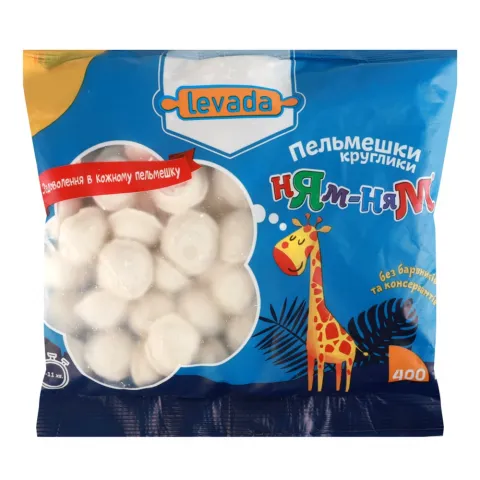 Пельмені Левада Ням-ням 400 г круглики