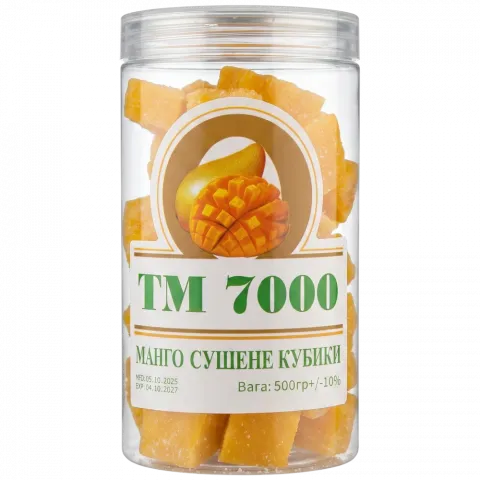 Манго сушене кубики 500 г