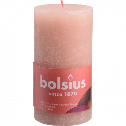 Свіча Bolsius 130/68 рустік Містичний рожевий, арт. 103668790304