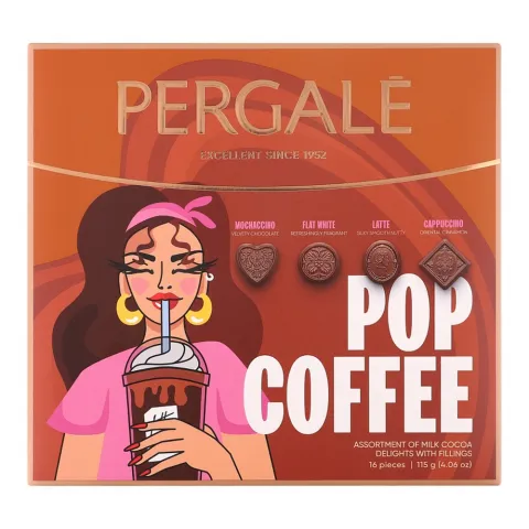 Цукерки PERGALЕ 115 г MILK COFFEE 115 г И507 (Литва)