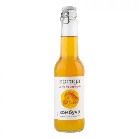 Напій б/алк. Spraga 0,25 л Комбуча Манго та маракуйя