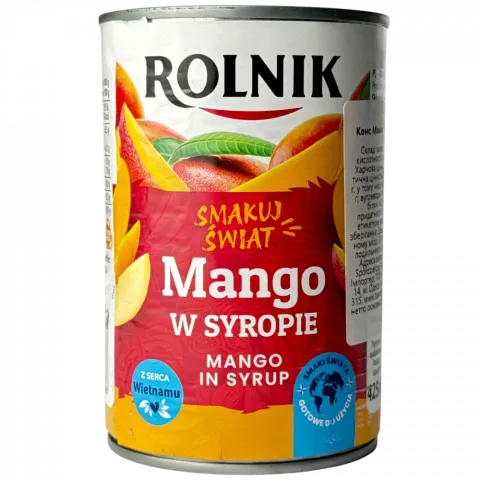 Конс Манго Rolnik 425 мл у сиропі И386 (Таїланд)