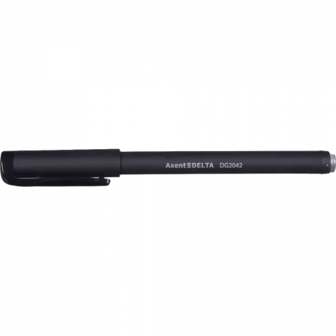 Ручка гелева Delta чорна DG2042-01