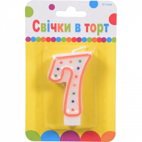 Свічка Party Favors 7