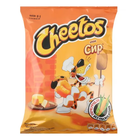 Кукурудзяні пал Cheetos 55 г зі смаком сиру