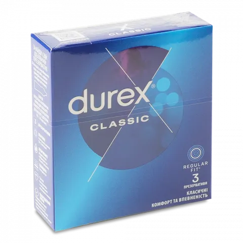 Презервативи Durex 3 шт. Classic