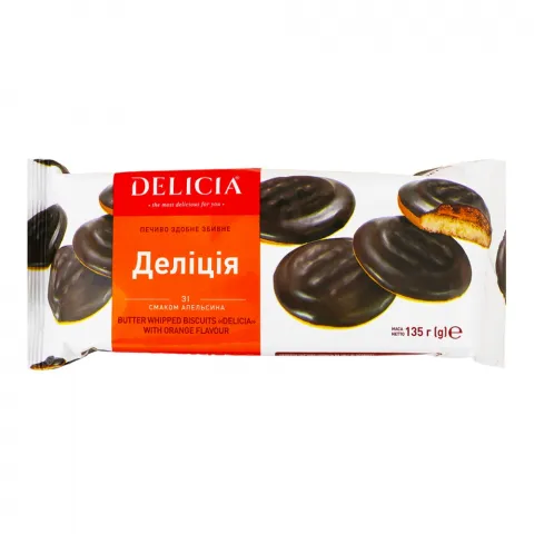 Печ Деліція Збивне 135 г Апельсин