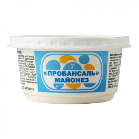 Майонез 7` 180 г банка Провансаль`