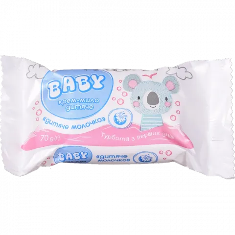 Крем-мило дит. Baby 70 г Дитяче молочко