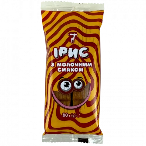 Ірис 7` 80 г з молочним смаком`