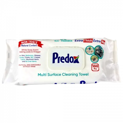 Серветки вологі д/прибирання поверхонь PREDOX , 100 шт. И807 (Туреччина)