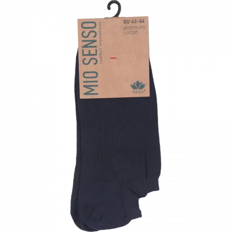 Шкарпетки чол. Mio Senso ультракороткі C100R темно-сині, р. 42-44