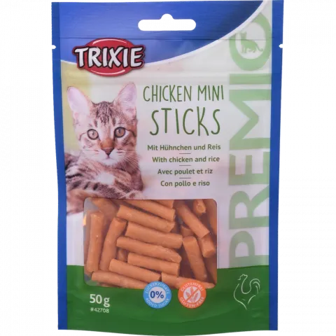Ласощі д/котів Trixie Premio 50 г курка/рис