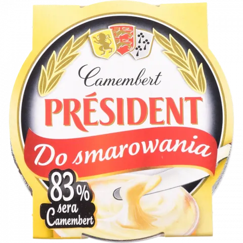 Сир плавл. Президент 120 г стак. Камамбер 50