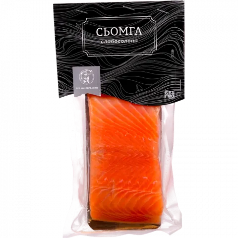 Риба Сьомга філе-шматок с/с в/у ваг. Українська Зірка