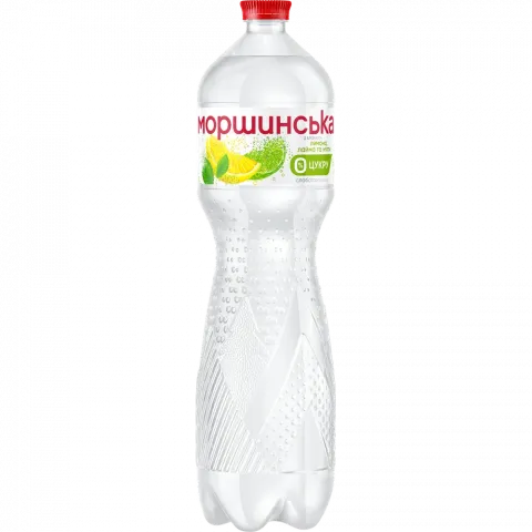 Вода Моршинська+Флейворд Вотер 1,5 л сл./газ. з ароматом Лимон-лайм-мята