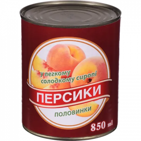 Конс Персик Субота 850 мл В сиропі