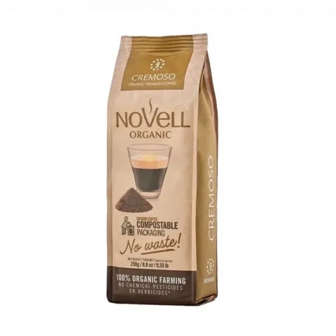 Кава Novell Cremoso Орган. 250 г мел. И370