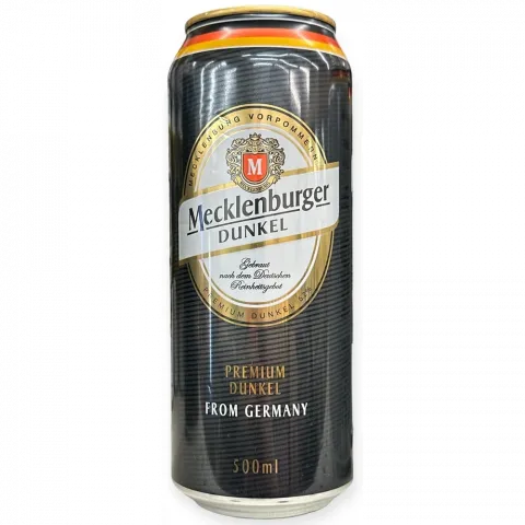 Пиво Mecklenburger 0,5 л з/б Dunkel темне
