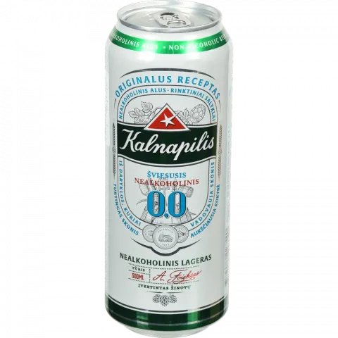 Пиво Калнапіліс 0,5 л з/б б/алк.