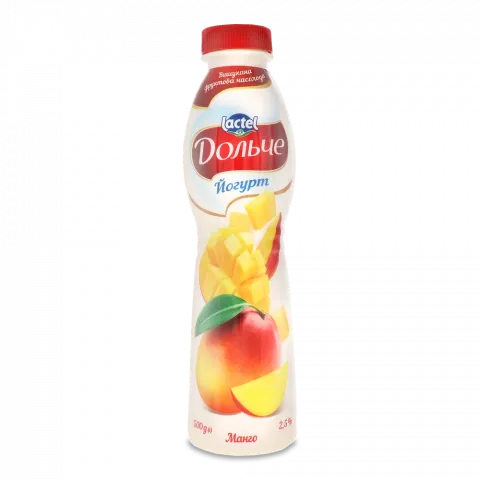 Йогурт Дольче 500 г 2,5 бут. Манго