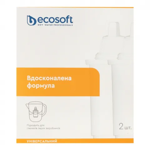 Комплект картриджів д/фільтра-глечика Ecosoft 2 шт. універсальний