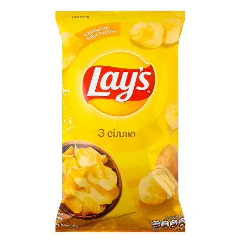 Чипси Lays 120 г з сіллю
