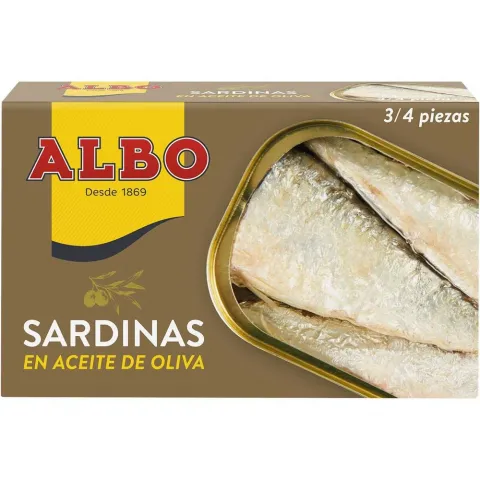 Сардини ALBO 120г з/б в оливковій олії И907 (Іспанія)