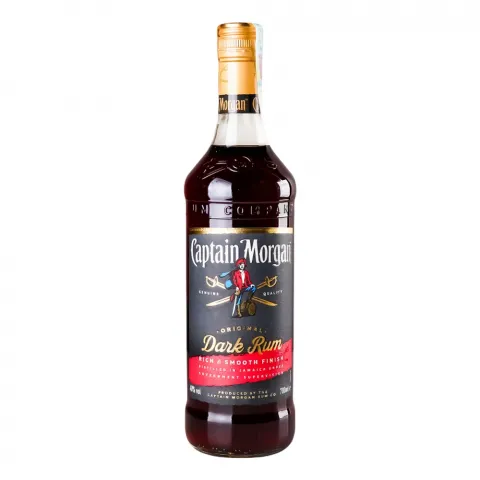 Ром Кептен Морган Дарк 0,7 л 40