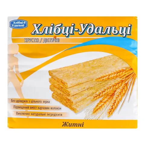 Хлібці Удальці 100 г житні