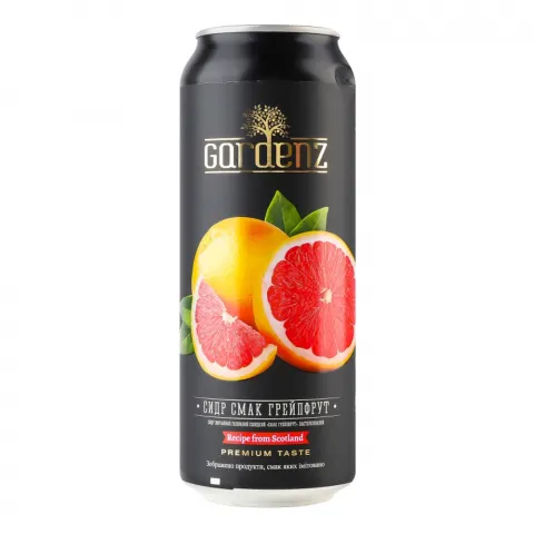 Сидр Gardenz 0,5 л з/б Грейпфрут