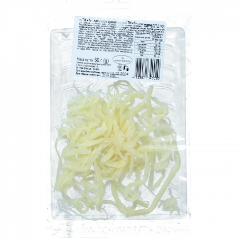 Кальмари 7` 50 г сол.-суш.`