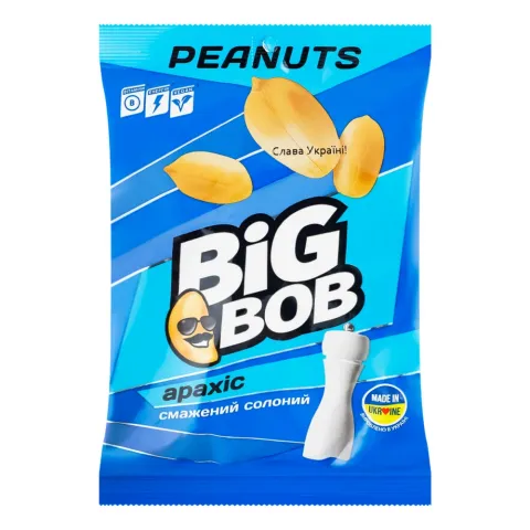 Горішки Big Bob Арахіс 120 г пак. Солоний