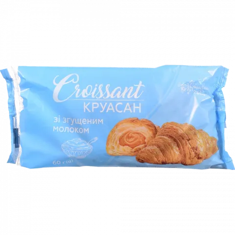Круасан Українська зірка 60 г зі згущеним молоком