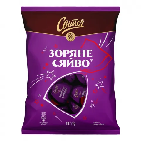 Цукерки Світоч 187 г пак. Зоряне сяйво