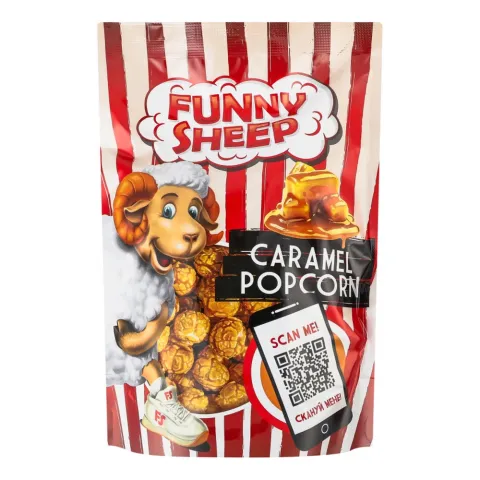 Попкорн Веселі баранці 100 г у карамелі