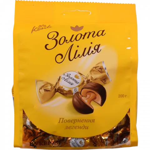 Цукерки Конті Золота лілія 200 г