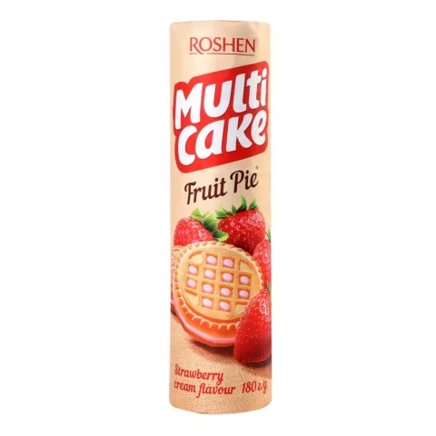 Печ Рошен Multicake 180 г з нач. полуниця-крем